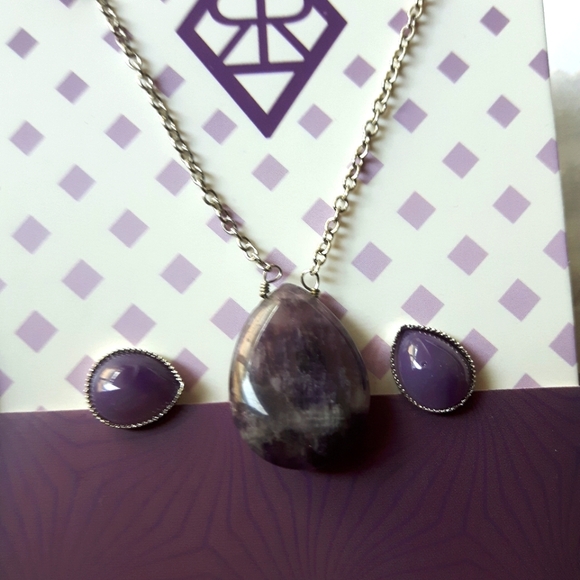 Jewelry - 3 for 25 - Amelia Rue - Purple Earrings & Pendant